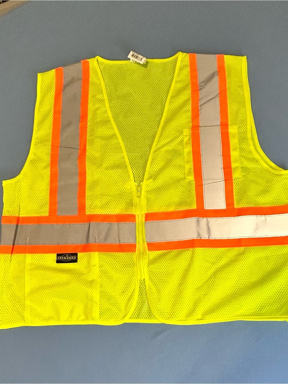 Radwear by Radians High-Visibility Yellow Safety Vest with Reflective Stripes